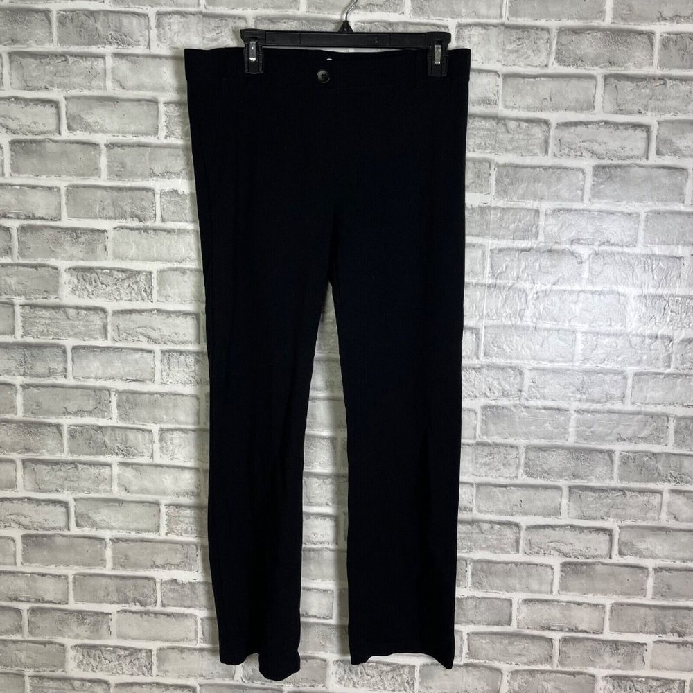 Betabrand Womens Pull On Stretch Pants Size Large Petite Black Straight Comfort